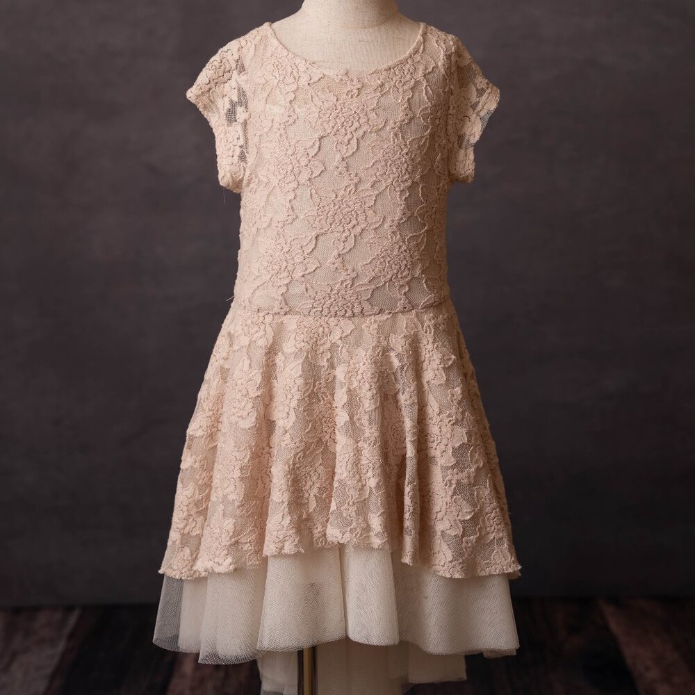 Joyfolie Hi-Lo Lace Dress